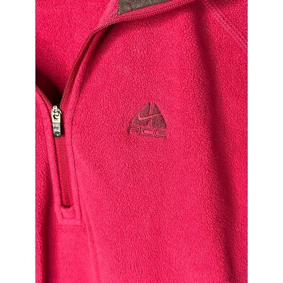 Nike ACG Therma Fit Fleece Long Sleeve Full Zip Jacket Mauve Red Women's Size XS - Picture 5 of 8